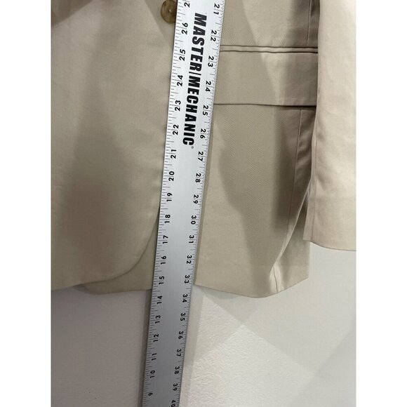 Express Design Studio Men's Sport Coat Blazer Two Button Beige Cotton size 44 R - Picture 7 of 8